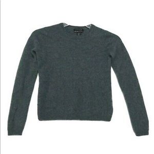 Tahari cashmere sweater, heather green